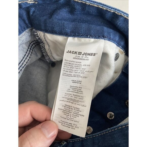 JACK & JONES Core Workwear Boxy Loose Fit Denim Button-Fly Jeans Men Sz 28X31 - Picture 7 of 11